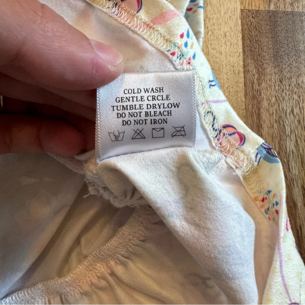 Pete + Lucy Ballerina Peplum Tank‎ Top Toddler Girls 3T Sleeveless Pink Cream
